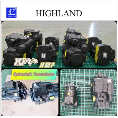 Bomba de motor hidráulico de potência contínua de 176 kW com deslocamento máximo de 130 ml/R