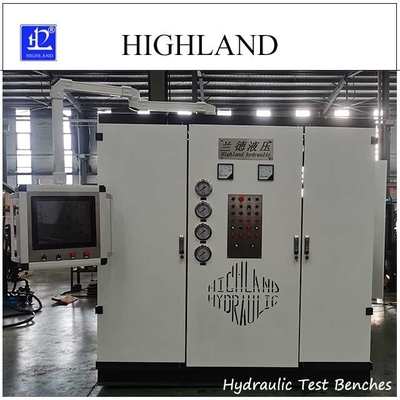 Sistema de ensaio de equipamento hidráulico fiável para plataformas de perfuração rotativas taxa de fluxo 380 L/min