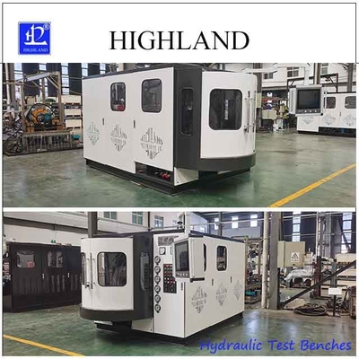 Sistema de ensaio de equipamento hidráulico fiável para plataformas de perfuração rotativas taxa de fluxo 380 L/min
