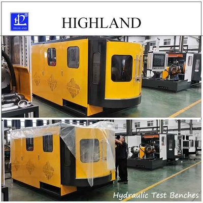 Teste de bombas e motores hidráulicos com bancos de ensaio hidráulicos totalmente automáticos de 110 kW