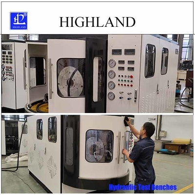HIGHLAND Banco de ensaio hidráulico totalmente automático - taxa de fluxo de 500 l/min