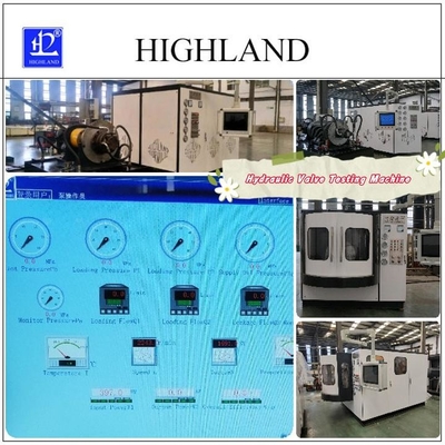 Banco de ensaio de válvula hidráulica 35 Mpa Pressão Layout modular Personalização personalizada