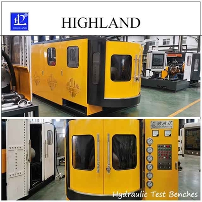 Máquina de ensaio hidráulico de configuração modular para ensaios precisos de bombas e motores hidráulicos