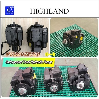 PV22 MV23 Subterrâneo camião bombas hidráulicas melhorou a eficiência