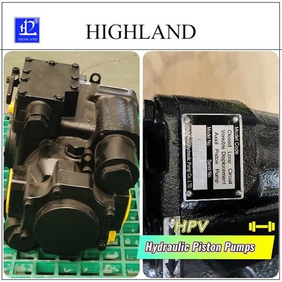 Bomba hidráulica axial de circuito fechado Bomba de pistão hidráulica com pressão máxima de 42Mpa