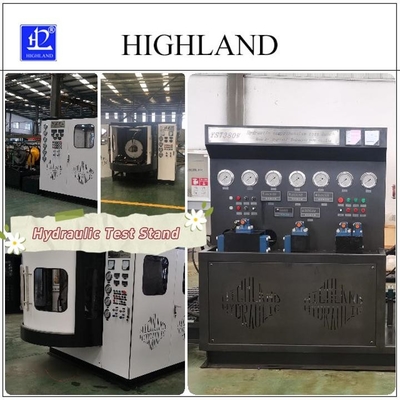 Equipamento de ensaio hidráulico com caudal de 380 L/min