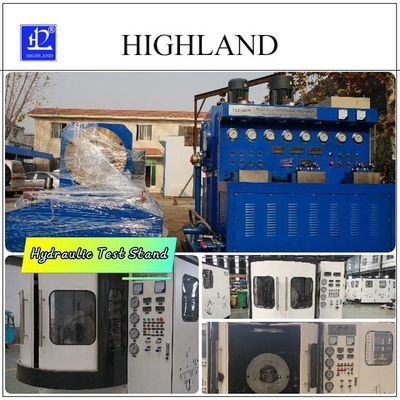 Equipamento de ensaio hidráulico com caudal de 380 L/min