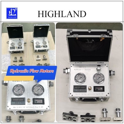 Recolhedor conjunto Medidores de caudal hidráulico Display de dados -20C -150C Faixa de temperatura do óleo