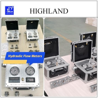 Display de dados de ensaio de temperatura Tester hidráulico Removível 500L/min