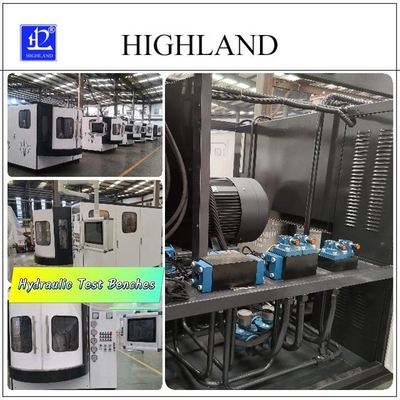 Bancos de ensaio hidráulicos profissionais com 160 kW e 42 Mpa de pressão