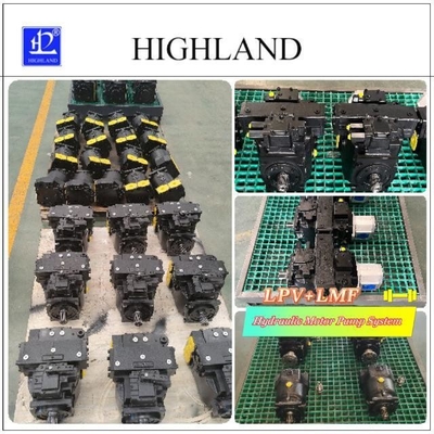 Bomba de carregamento manual de motor hidráulico Bomba de ferro fundido para aplicações de trabalho pesado