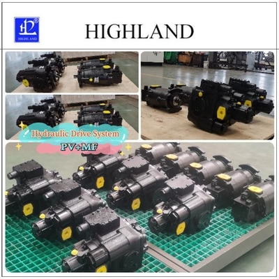 Recolhedora Sistema de acionamento hidráulico Controle hidráulico Bomba de pistão axial Automático