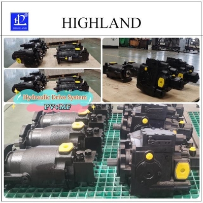 Bomba de pistão axial automática de ferro fundido para sistema de acionamento da colhedora