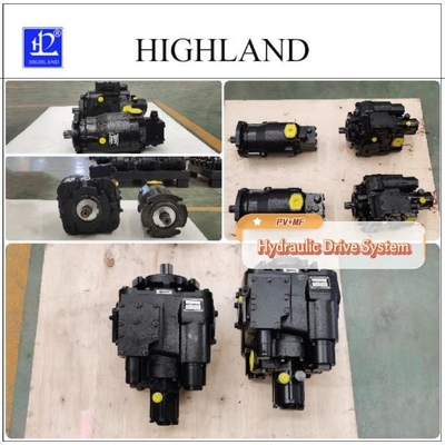 Sistema de accionamento hidráulico de bomba de pistão axial Controle automático para diversas aplicações