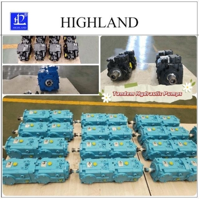 Desenho Swash Plate Tandem bombas hidráulicas para aplicações versáteis