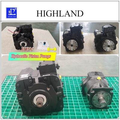 Bomba de pistão axial Highland HPV110-MA-R-23 110ml/r 42MPa de alta pressão para sistema hidráulico de colheitadeira agrícola