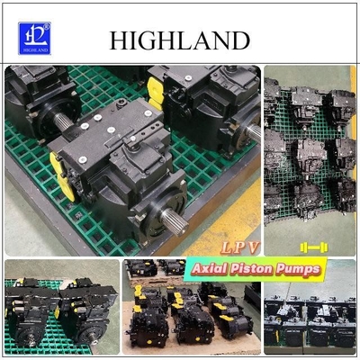Bombas de pistão axial hidráulico com tecnologia avançada de placas de esmagamento