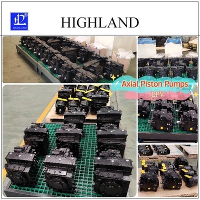 Bombas de pistão axial hidráulico com tecnologia avançada de placas de esmagamento