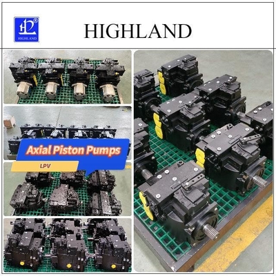 Bombas de pistão axial hidráulico com tecnologia avançada de placas de esmagamento