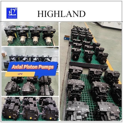 Bombas de pistão axial hidráulico com tecnologia avançada de placas de esmagamento